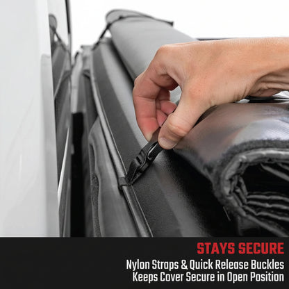 Soft Roll-Up Tonneau Cover for 2019-2026 Chevy/GMC 1500 - No-Drill, Marine-Grade Vinyl, Fits 5'10" Bed