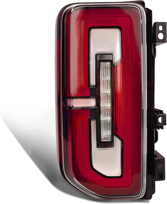 LED Tail Lights Assembly Compatible with 2021 2022 2023 2024 Ford Bronco LED Original Model Taillight Rear Brake Lamp Signal Assembly Partslink:M2DZ13405B(Left Driver Side)