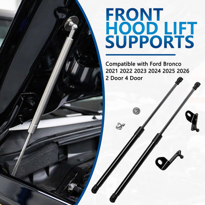 Front Hood Lift Supports for Ford Bronco 2021-2026