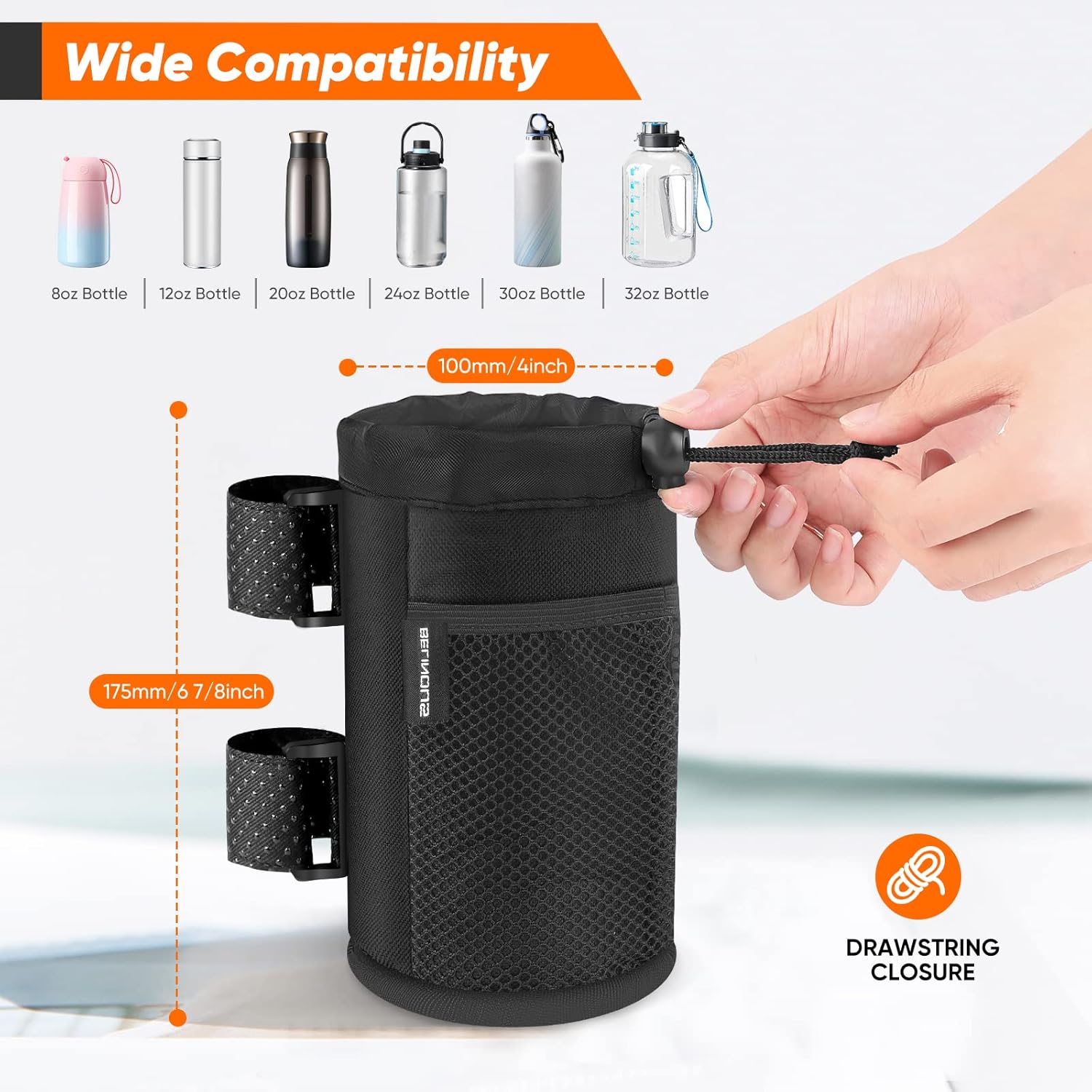 2 Pcs Roll Bar Cup Holder for most UTVs - OHMU