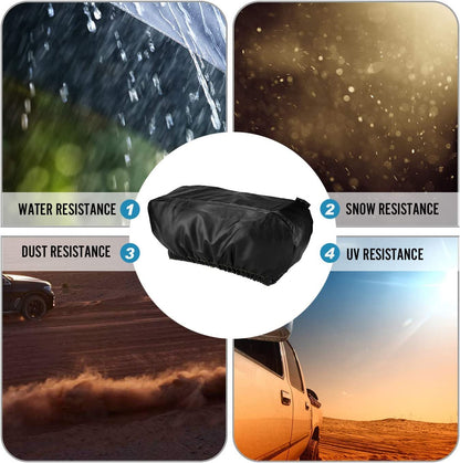 Heavy Duty Winch Cover - Waterproof & Dustproof for 8500-17500 lb Winches (Black)（1pcs）