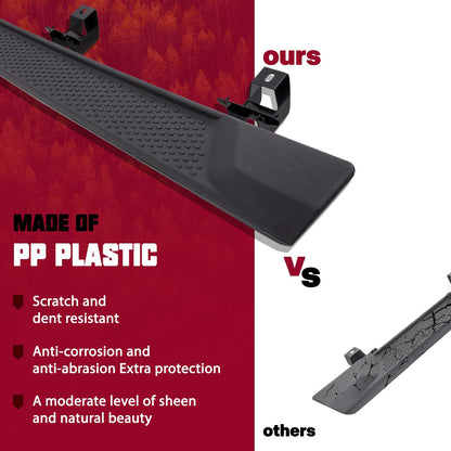 JL 4-Door OE Style Matte Black Running Boards