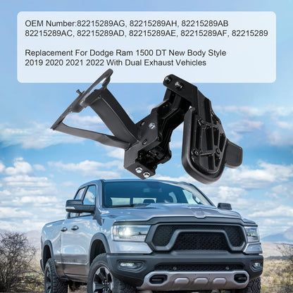 Retractable Rear Bumper Step for 2019-2022 Ram 1500 DT (Dual Exhaust) - Replaces 82215289AG/AH