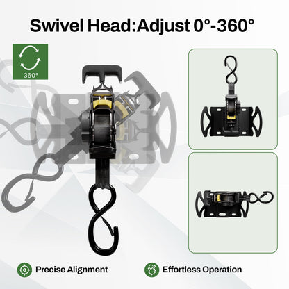 Retractable Ratchet Straps for Ford F-Series (2015-2026)