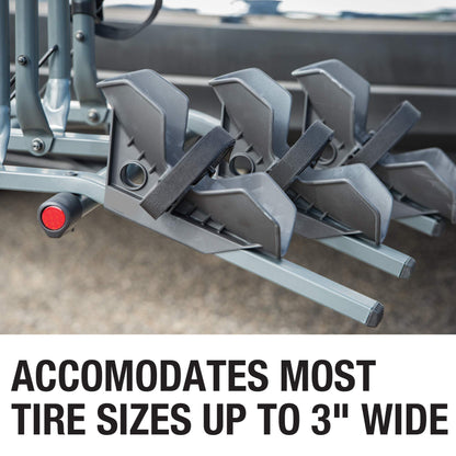 Right Up 350 Platform Hitch Rack for 3 Bicycles