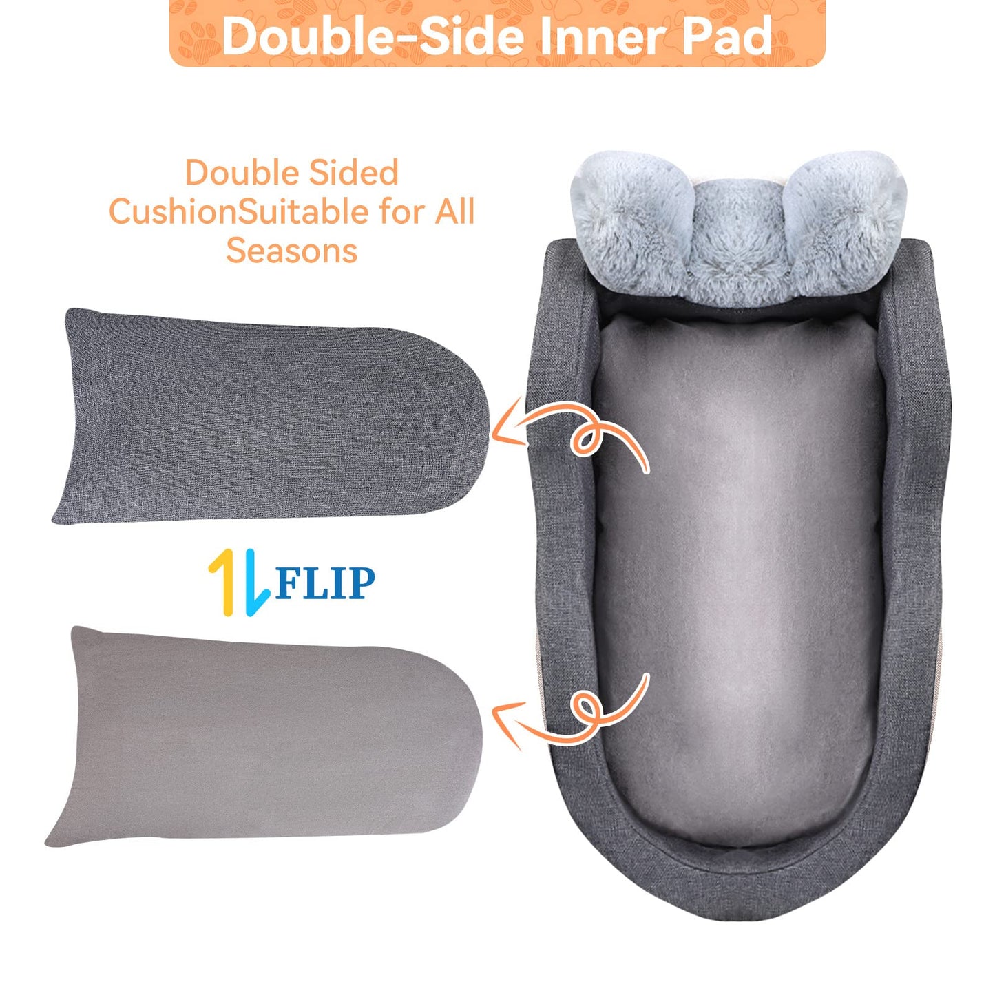 Dog Console Booster Seat for Small Pets
