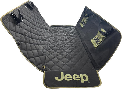 Adjustable Vehicle Seat Protector - 58"x23"x18.5", Waterproof Charcoal Black for Dogs/Pets