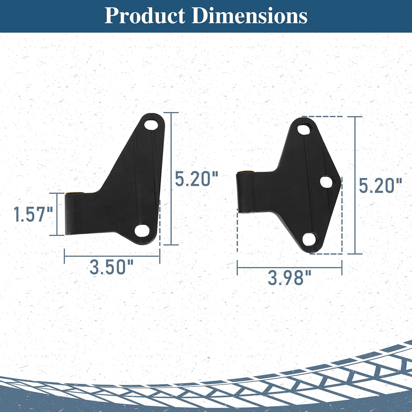 Wrangler JK/JKU Body Door Hinge Set 07-18