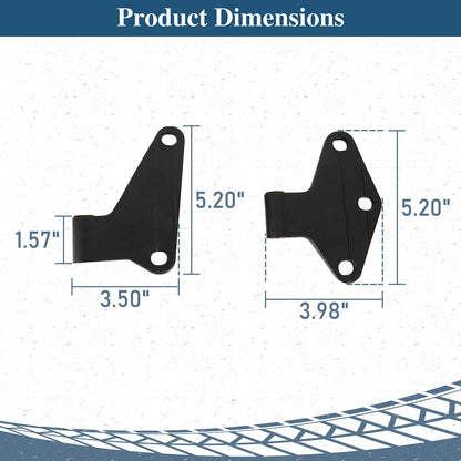 Wrangler JK/JKU Body Door Hinge Set 07-18