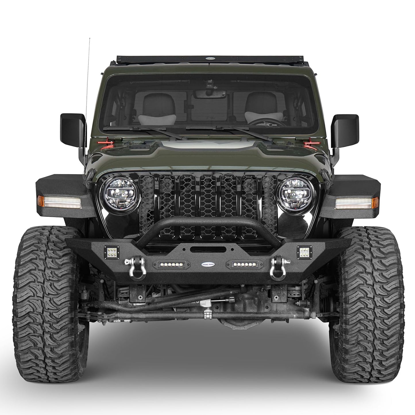 Jeep Wrangler JL/JT Front Fender Flares, 11.2" Wide