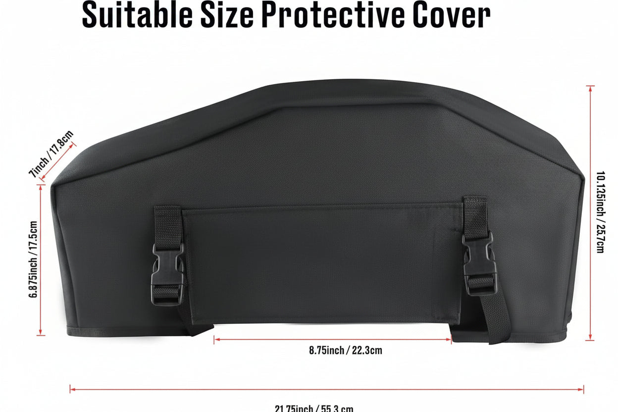 Heavy Duty Winch Cover - UV & Waterproof for up to 13500 lbs Winches