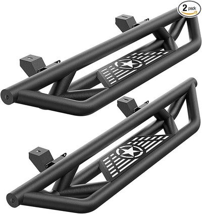 Drop Side Steps / Rock Sliders for 2018-2026 Jeep Wrangler JL 2-Door