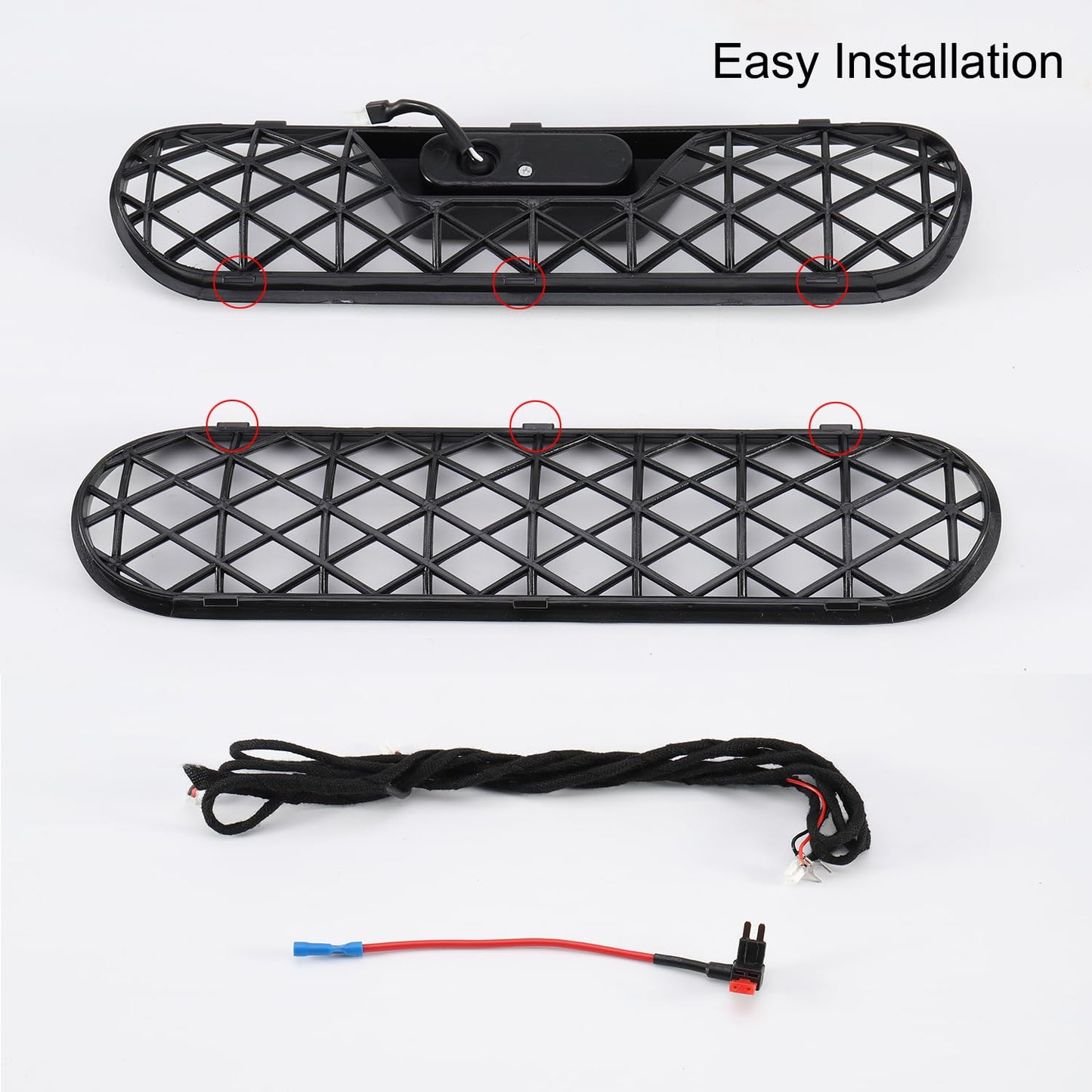 Bronco Amber Light Grill Inserts, Waterproof