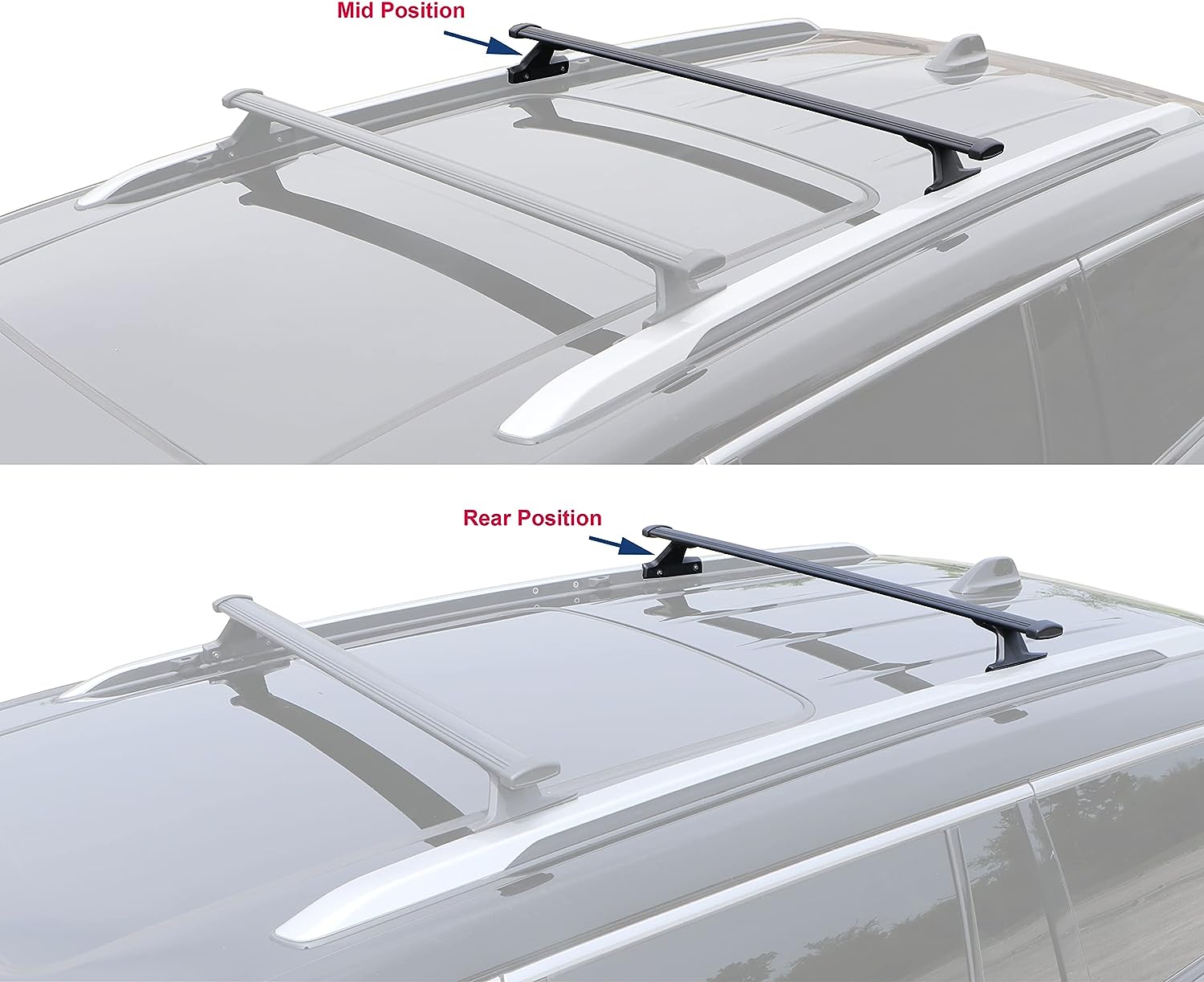 All Metal Crossbars Roof Racks for 2021-2023 Jeep Grand Cherokee - OHMU