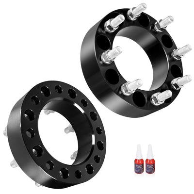 2" Forged Wheel Spacers (2-PCS) 8x165.1mm for 2013-2024 Ram 2500 & 2012-2018 Ram 3500 - M14x1.5, 126.15mm Bore