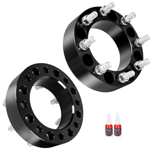 2" Forged Wheel Spacers (2-PCS) 8x165.1mm for 2013-2024 Ram 2500 & 2012-2018 Ram 3500 - M14x1.5, 126.15mm Bore