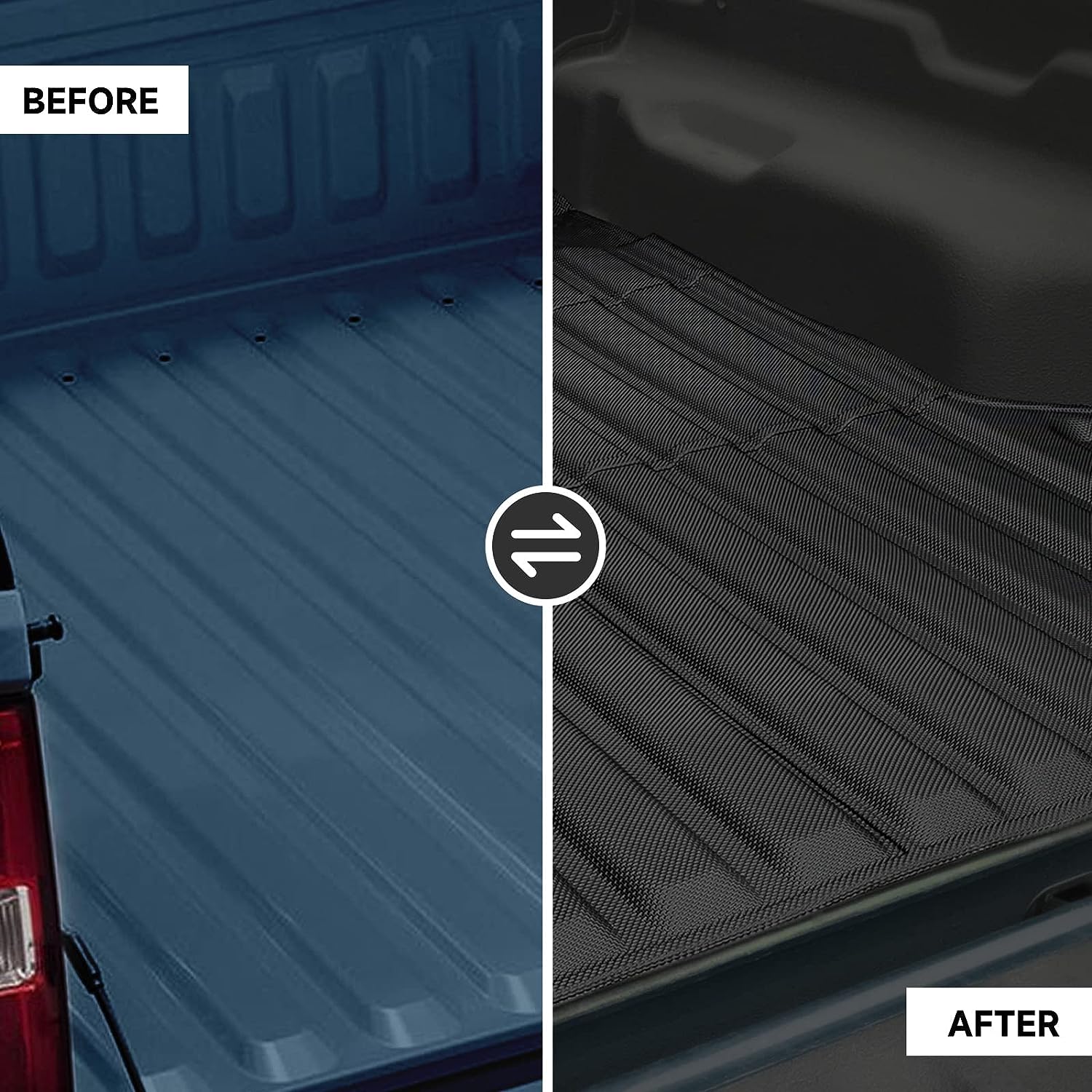 Truck Bed Mat for Ford Maverick Accessories 2022 2023,Gasoline/Hybrid - OHMU
