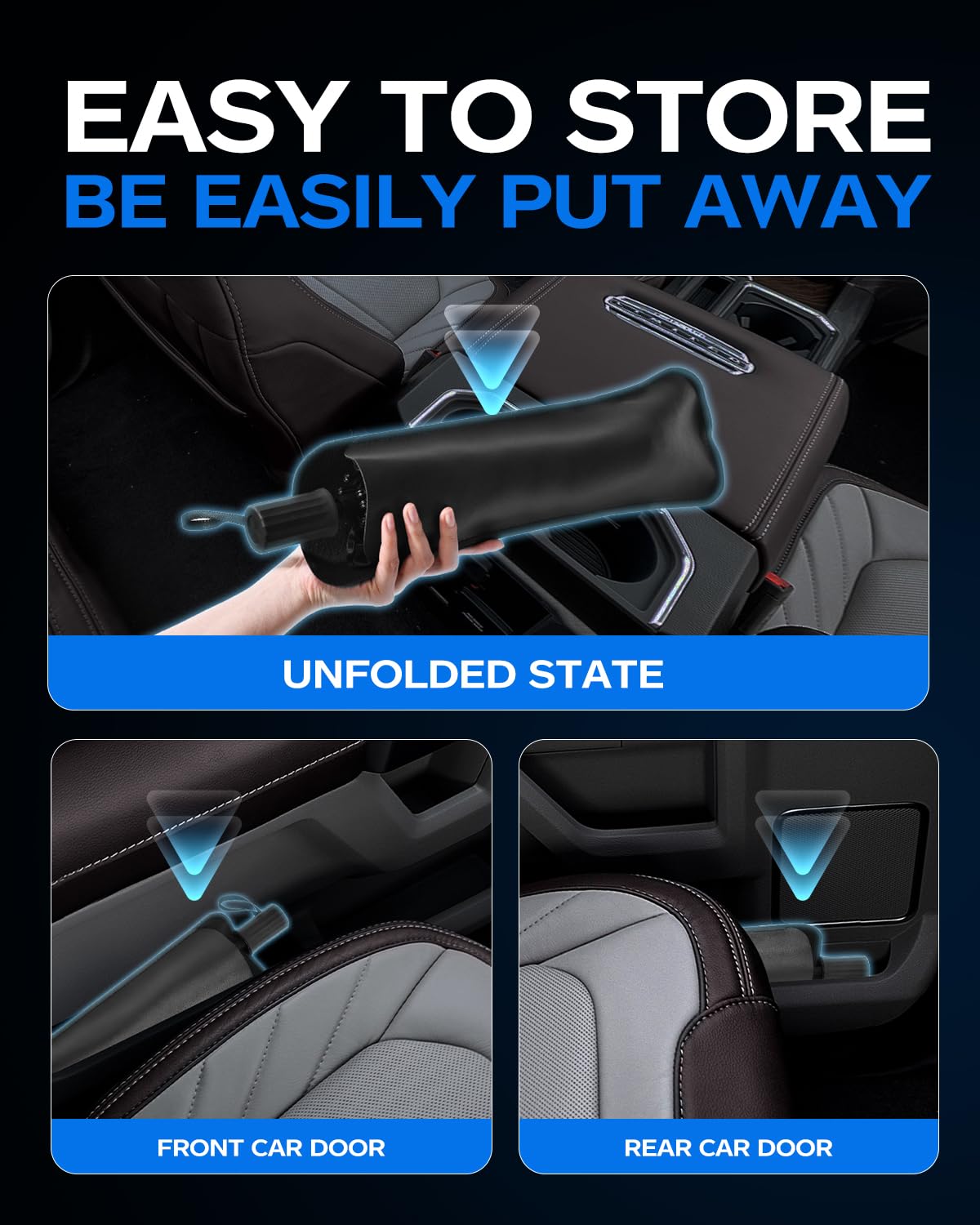 Thickened Windshield Sun Shade with UV Blocking & Emergency Breaker