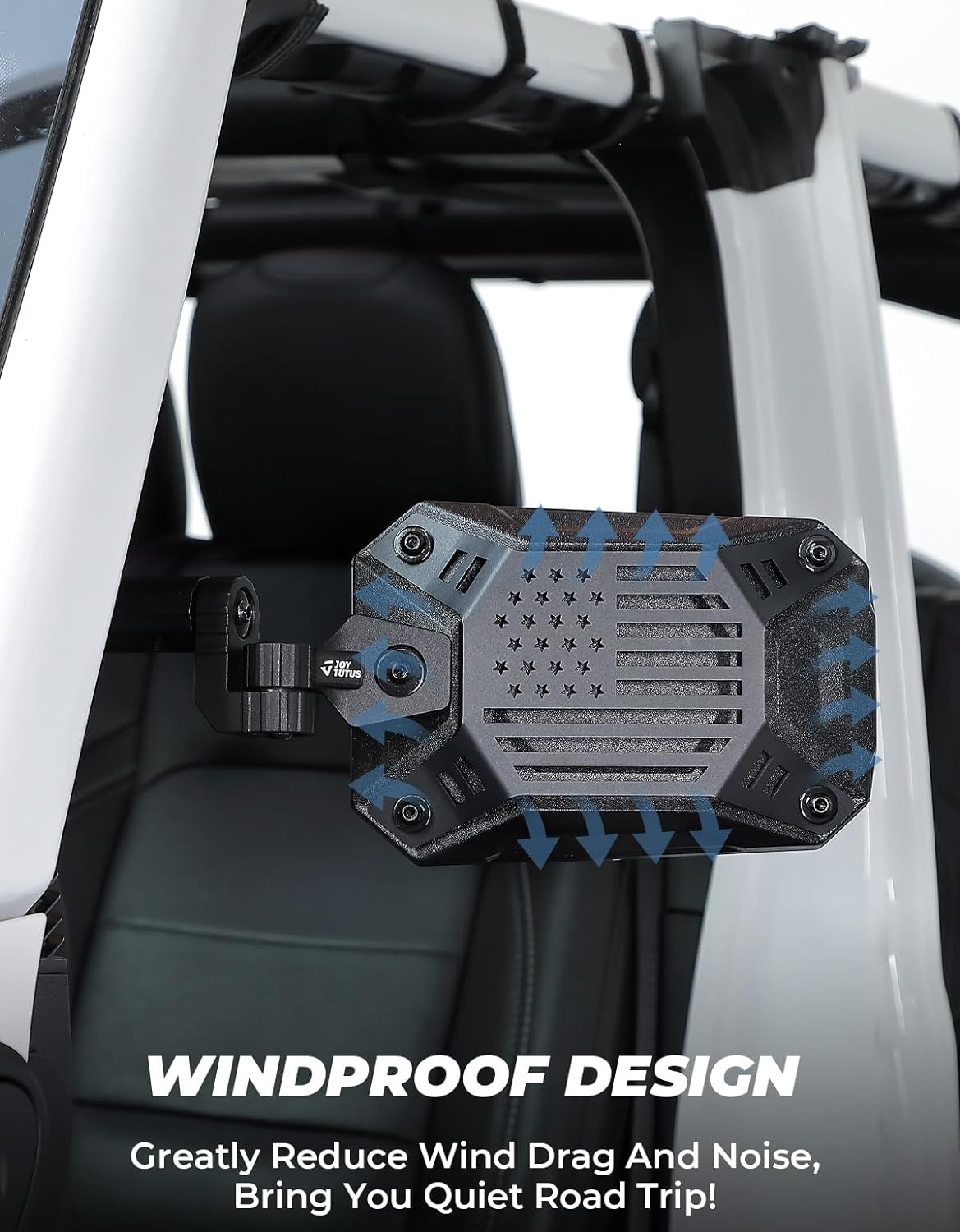 Mirrors Doors Off with Ball Adapter for Wrangler JL/JLU 2018-2023 & Gladiator JT