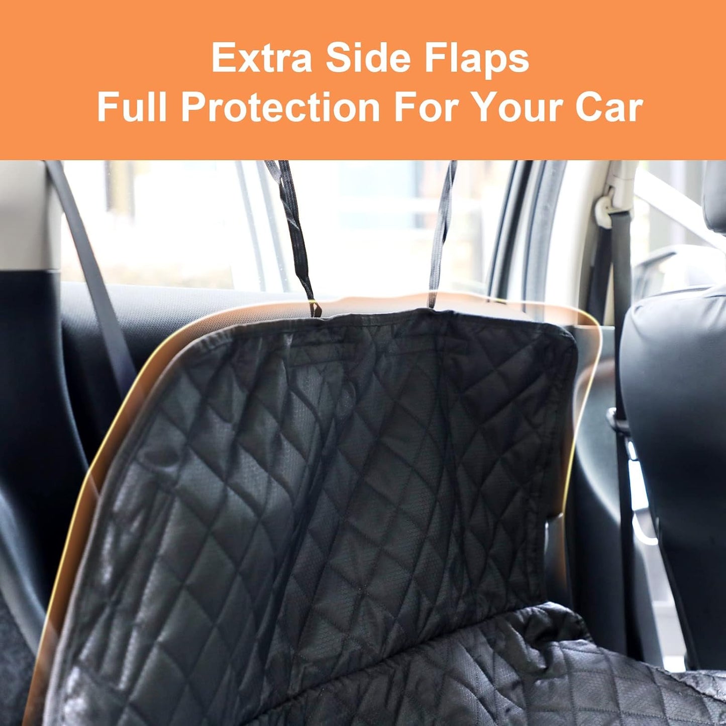 Waterproof Pet Cargo Cover Dog Seat Mat for SUVs Sedans Vans with Bumper Flap Protector - OHMU