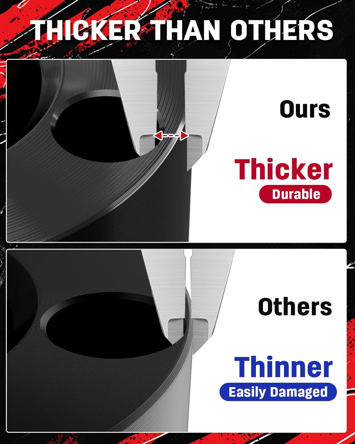 Richeer 3 inch Leveling Lift Kit Compatible with 2004-2026 F150, Leveling Lift Kit Fit for 2004-2026 F150 2WD 4WD, 2003-2018 Expedition Forged Front Strut Spacers Raise the Front of your F150 by 3"