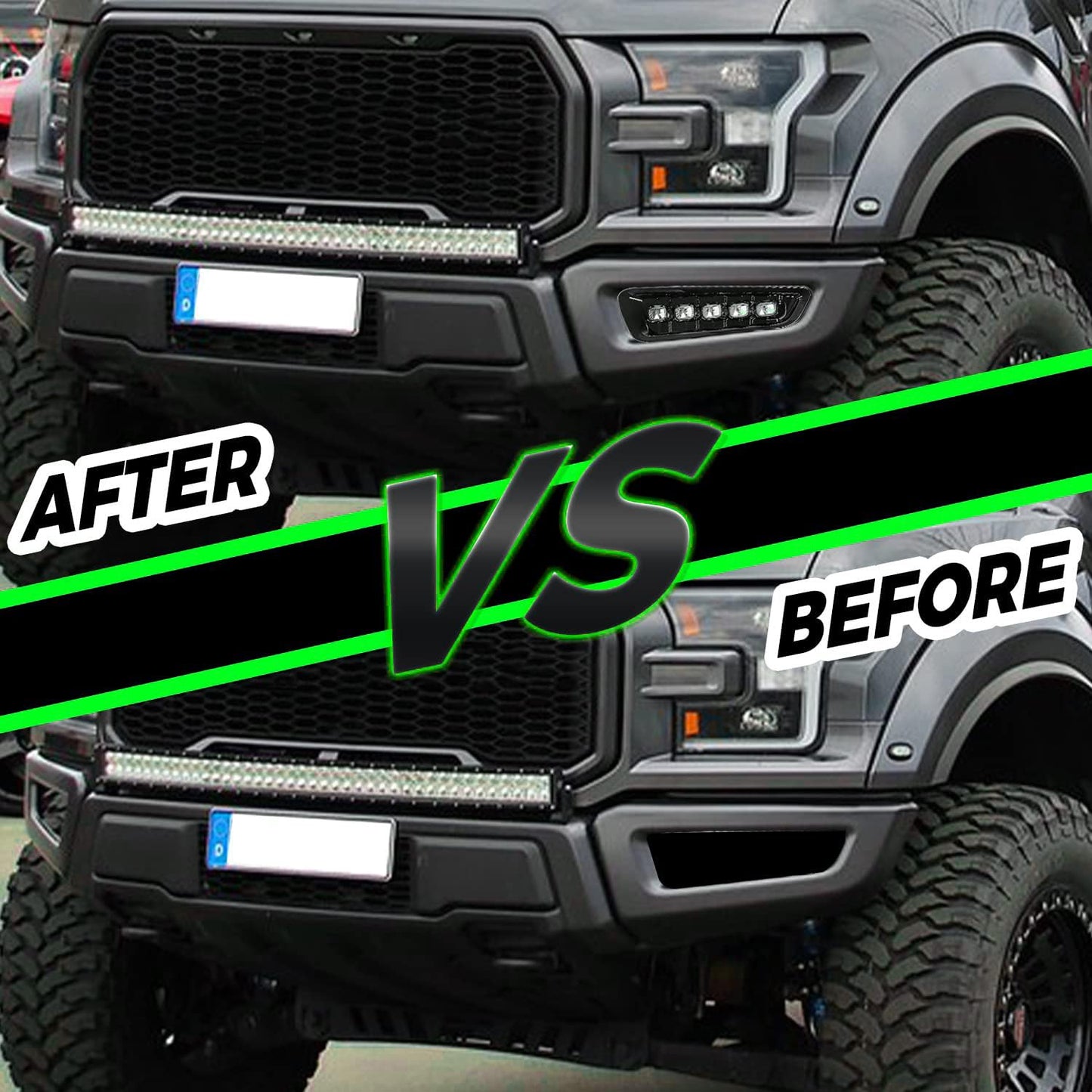 F-150 Raptor LED Fog Light DRL with Turn Signal