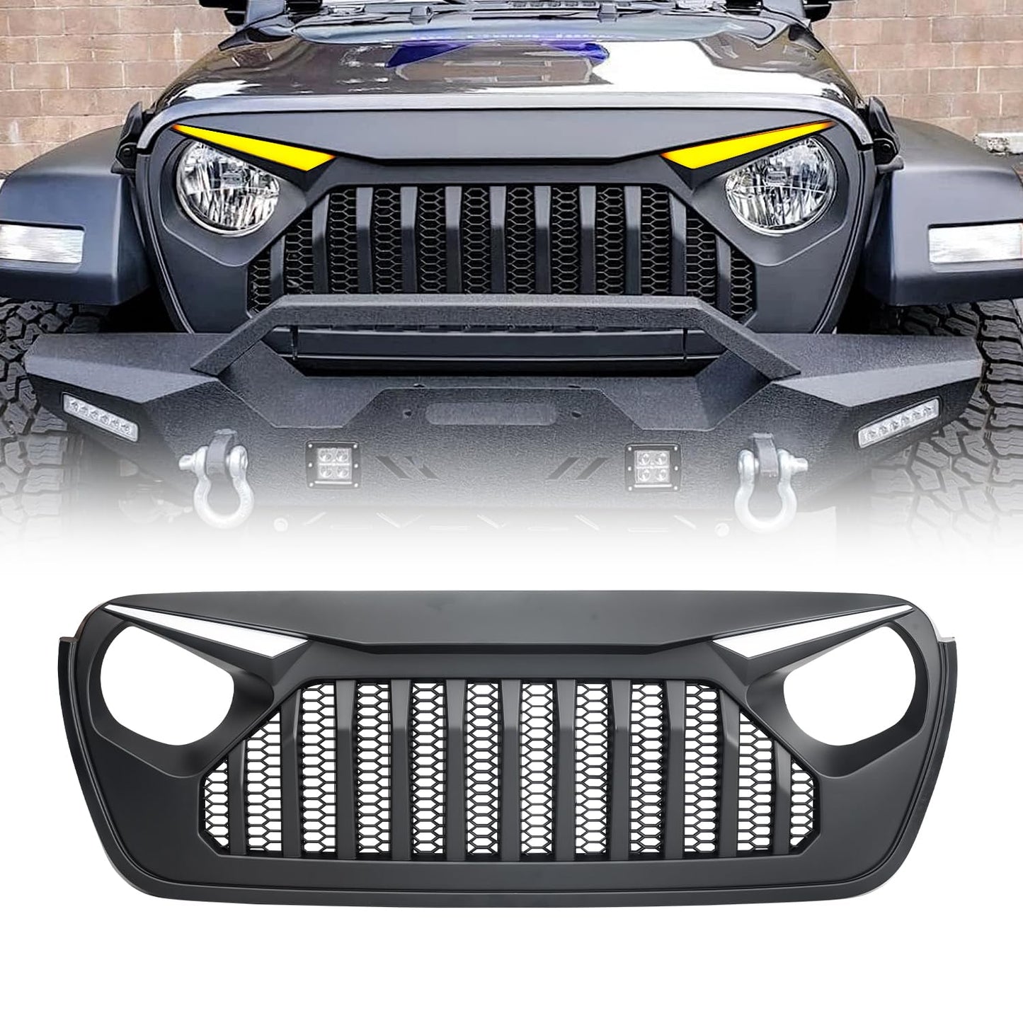 Vader Grille for Jeep Wrangler JL Gladiator JT