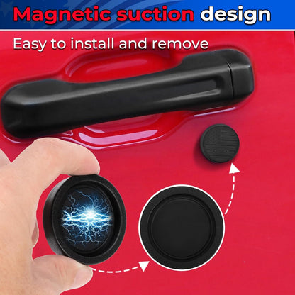 Magnetic Keyhole Covers for 2018-2026 Jeep Wrangler JL & Gladiator JT