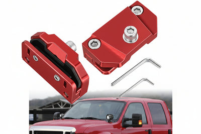 2-PCS No-Drill Adjustable A-Pillar Light Bar Mounts for Truck/SUV (Red)