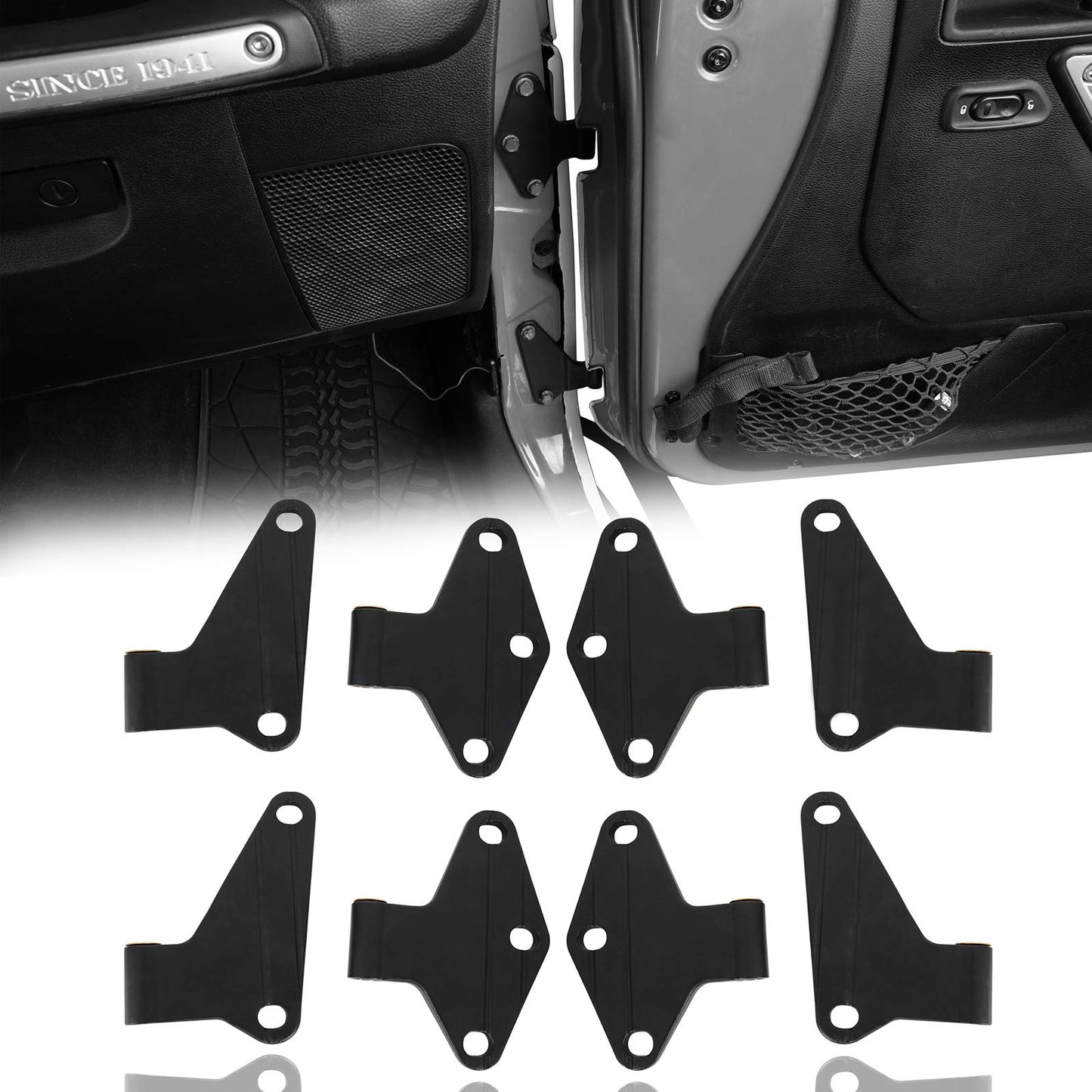 Wrangler JK/JKU Body Door Hinge Set 07-18