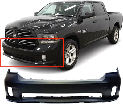 Compatible With Front Bumper Cover Dodge RAM 1500 2013-2018