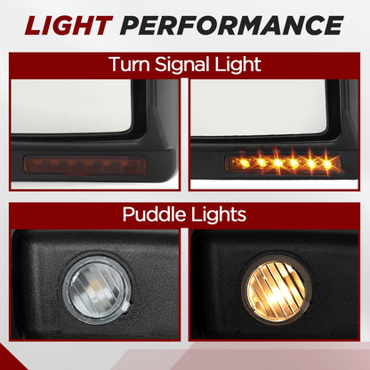 Heated Power Tow Mirrors for 2007-2014 Ford F-150