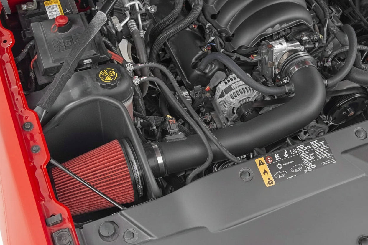 Cold Air Intake for 2014-2018 Chevy Silverado/GMC Sierra 1500 5.3L/6.2L - Increases HP/Towing