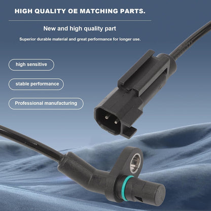 4-PCS ABS Wheel Speed Sensor Kit for 2013-2018 Ram 1500 & 2019 Classic - Replaces 68053861AB/AC/AD