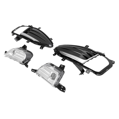 Ford Edge 2019-2024 Front Bumper LED Fog Lights with Bezel
