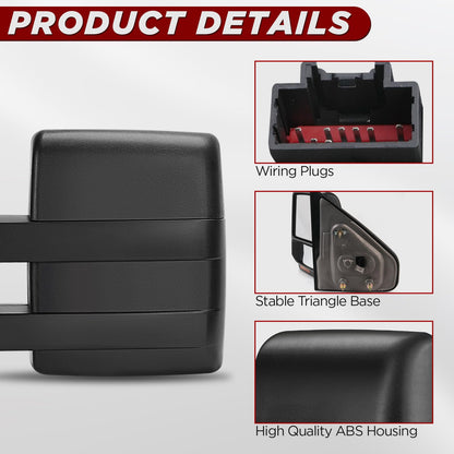 Heated Power Tow Mirrors for 2007-2014 Ford F-150