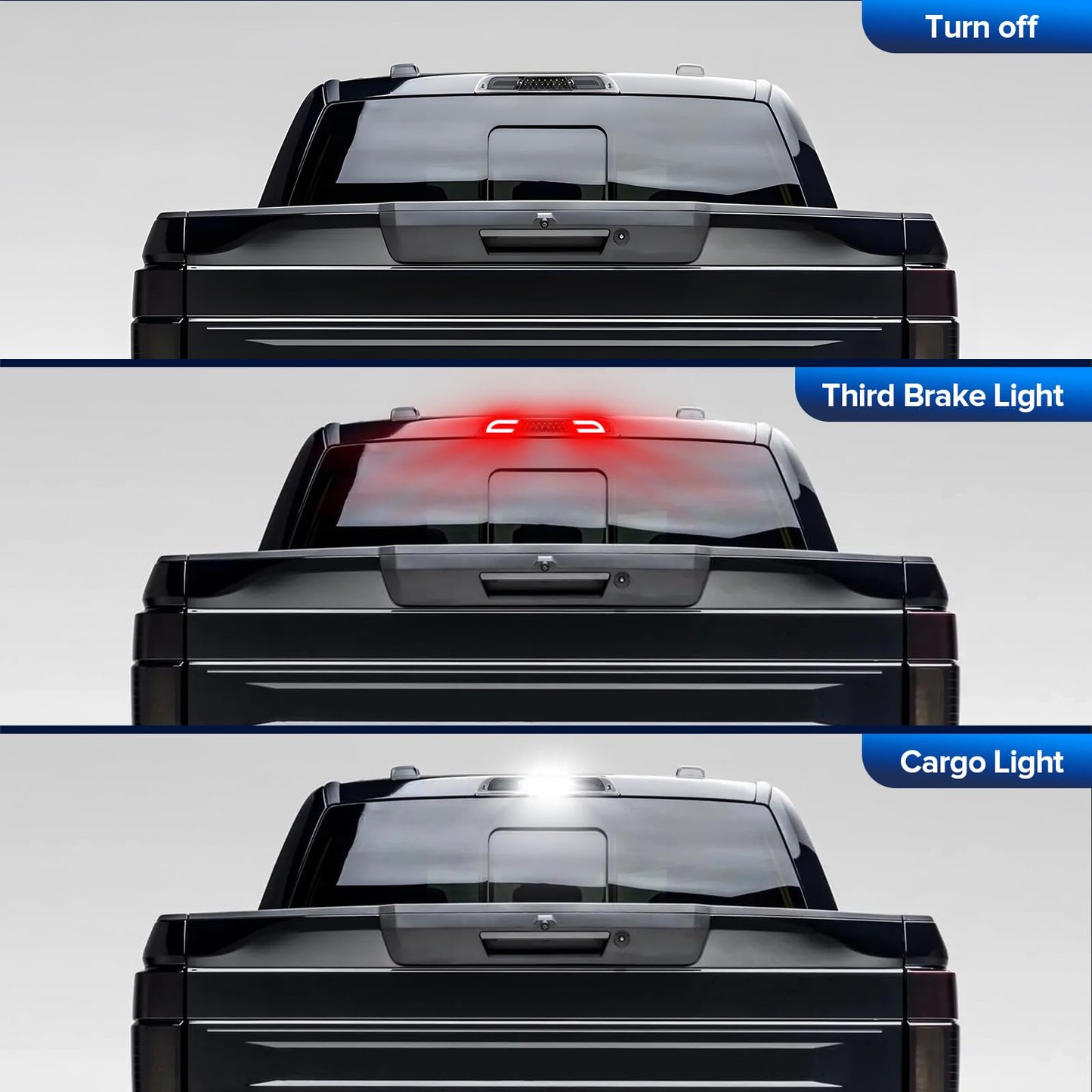 Smoked LED Third Brake Light for 2015-2025 Ford F-Series & Ranger