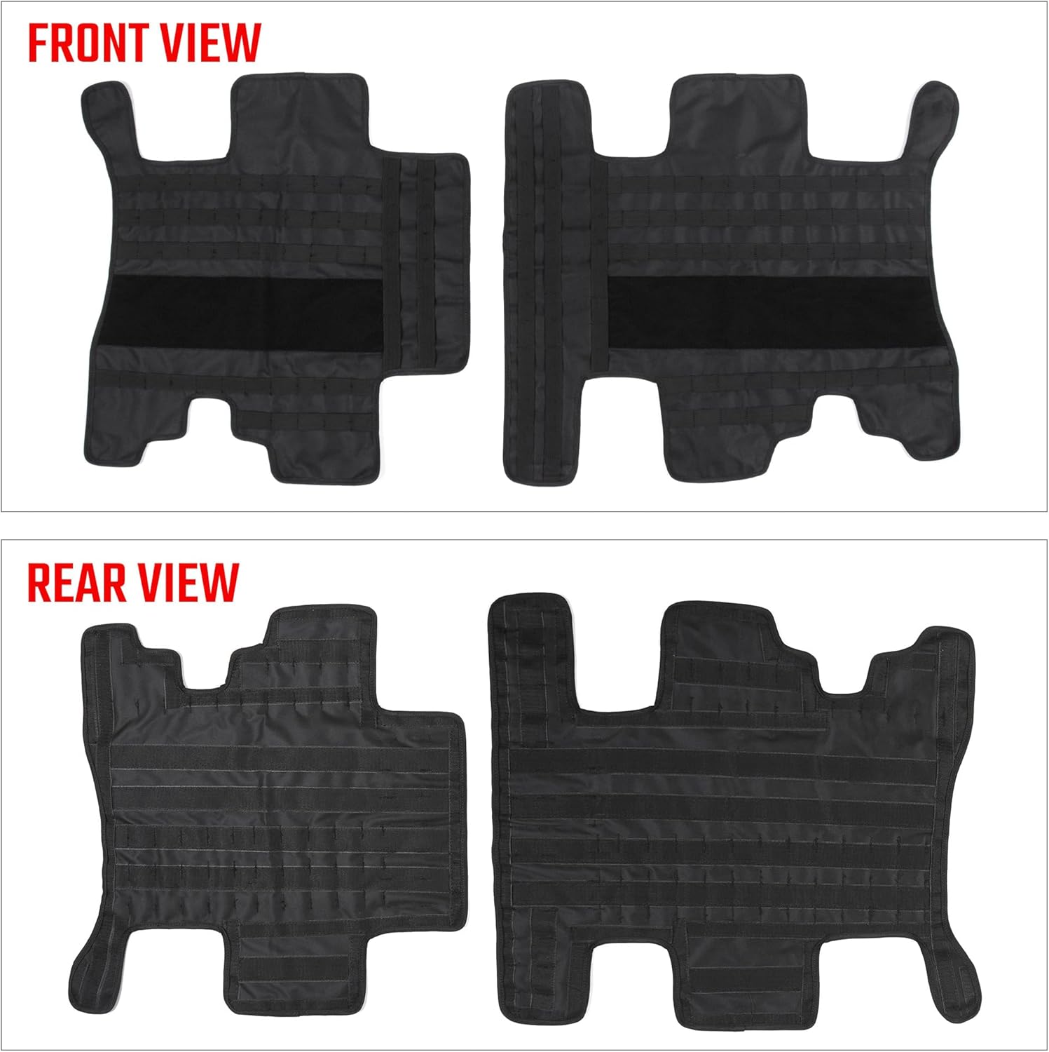 Roof Liner Organizer Overhead Storage Jacket Overhead Car Organizer Car Headliner Storage Organizer For Ford Bronco 2021 2022 2023 2024 2/4 Doors Roof Tactical Vest Accessories With 5 Molle Pouch