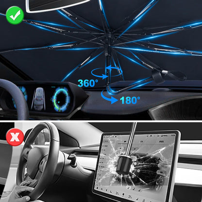 Car Windshield Sun Shade Umbrella, UV Blocker