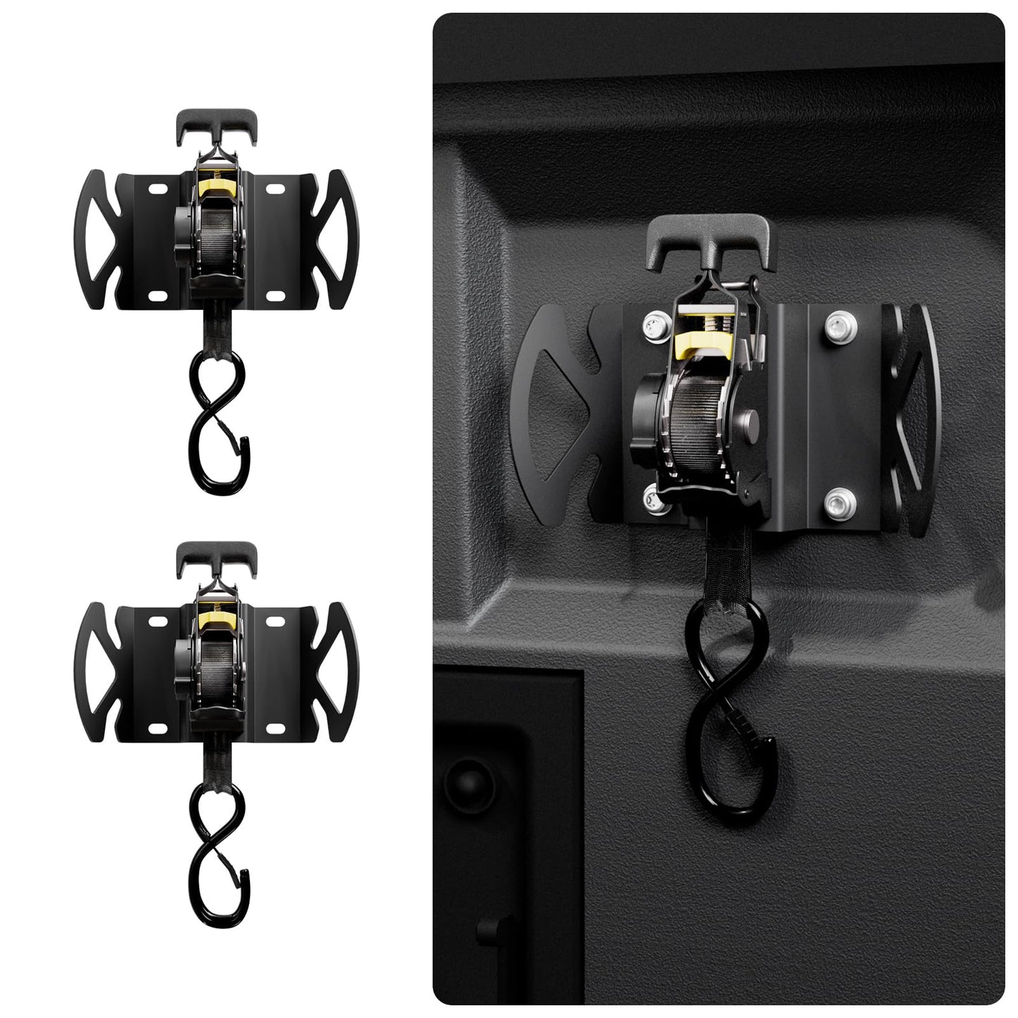 Retractable Ratchet Straps for Ford F-Series (2015-2026)