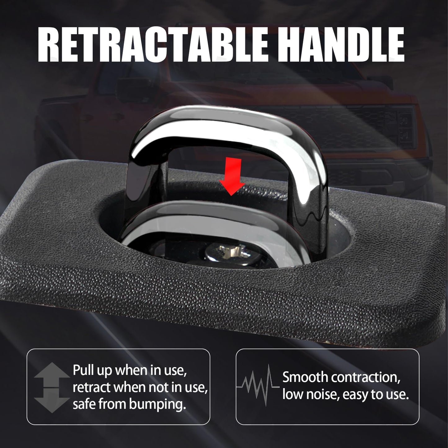 Retractable Truck Bed Tie Down Anchors for F-Series