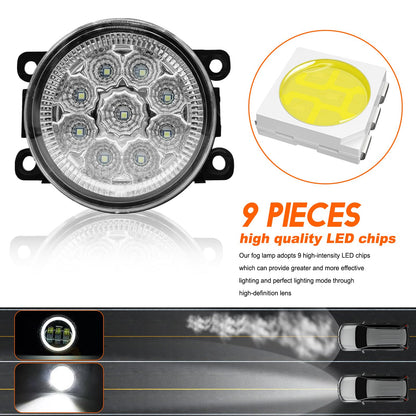Clear Lens Fog Lights for Ford Explorer 2011-2015