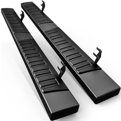 6" Aluminum Black Running Boards for 2015-2026 Ford F-150 SuperCab & 2017-2026 F-250/F-350 SuperCab