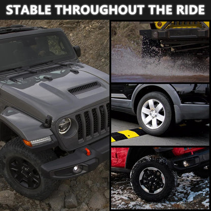 A-Pillar LED Light Mounts for 2018-2023 Jeep Wrangler JL & Gladiator JT (Black)