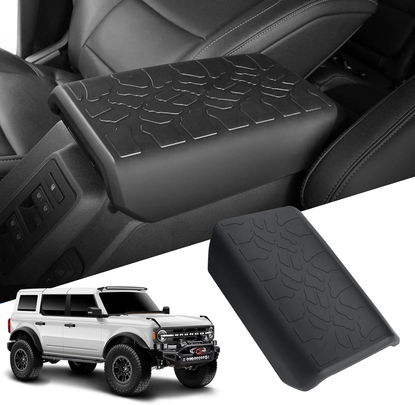 Waterproof TPE Armrest Cover for 2021-2024 Ford Bronco - Pet Scratch Protection