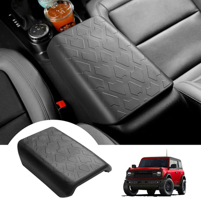 2/4-Door TPE Center Console Armrest Cover for Ford Bronco Accessories 2021-2024