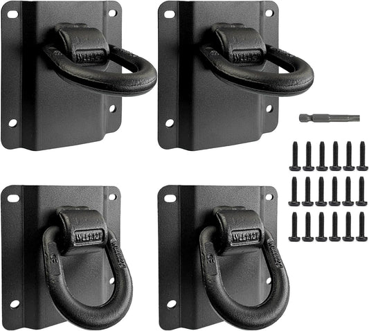 4 Pack Heavy Duty Tie Down Anchors Truck Bed Tie Downs Car Accessories Fit for 2015-2025 Ford F150 F250 F350 & Raptor 2026 Replace# FL3Z-99000A64-B & FL3Z-9928408-AB