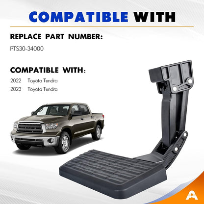 Rear Bed Step Tailgate Bedstep Compatible with Toyota Tundra 2022 2023