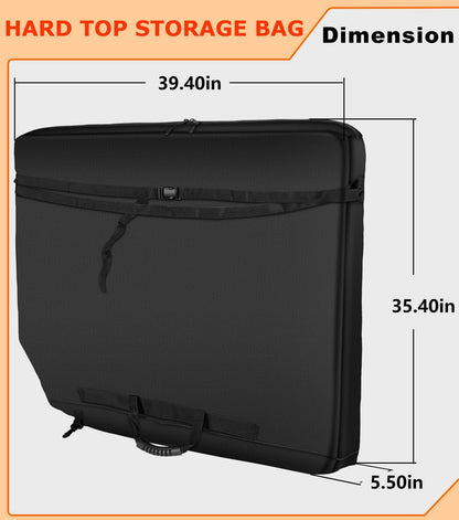 Freedom Panel Hard Top Storage Bag for 2007-2025 Jeep Wrangler & Gladiator (Black)