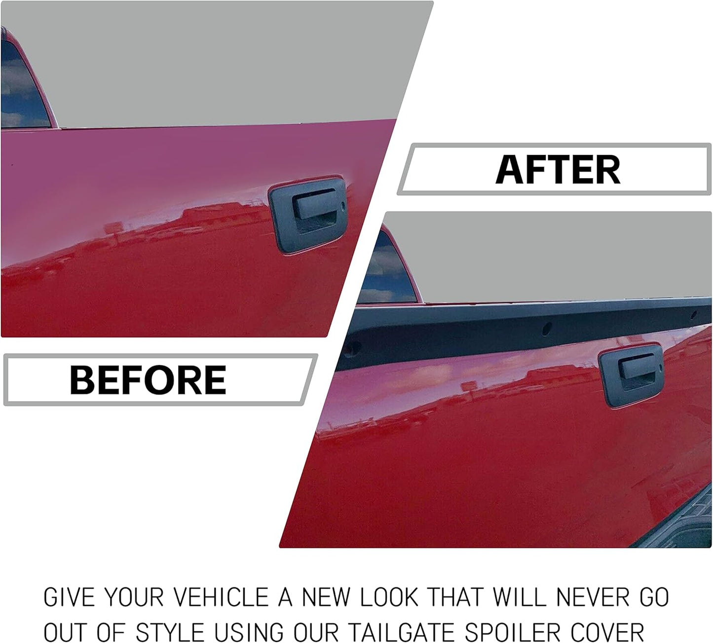 Tailgate Cap Spoiler for 2007-2013 Chevy/GMC 1500 & 2007-2014 HD - Replaces 25844299/GM1904104
